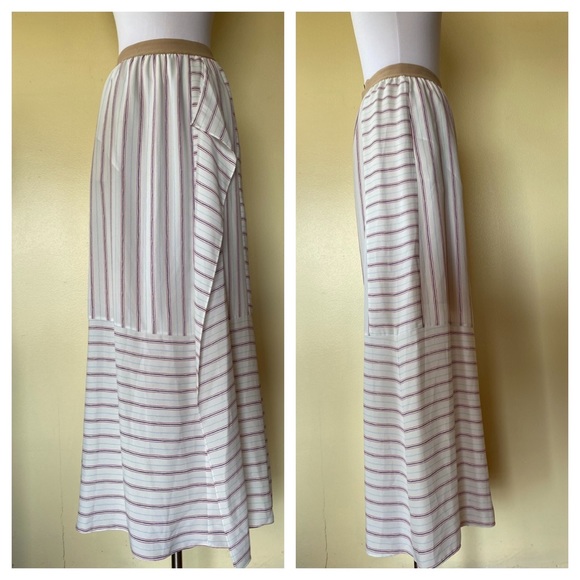 BCBG Max Azria Haleigh Striped Maxi Skirt - Picture 5 of 9